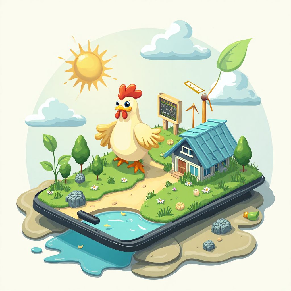 Eco-friendly gaming concept